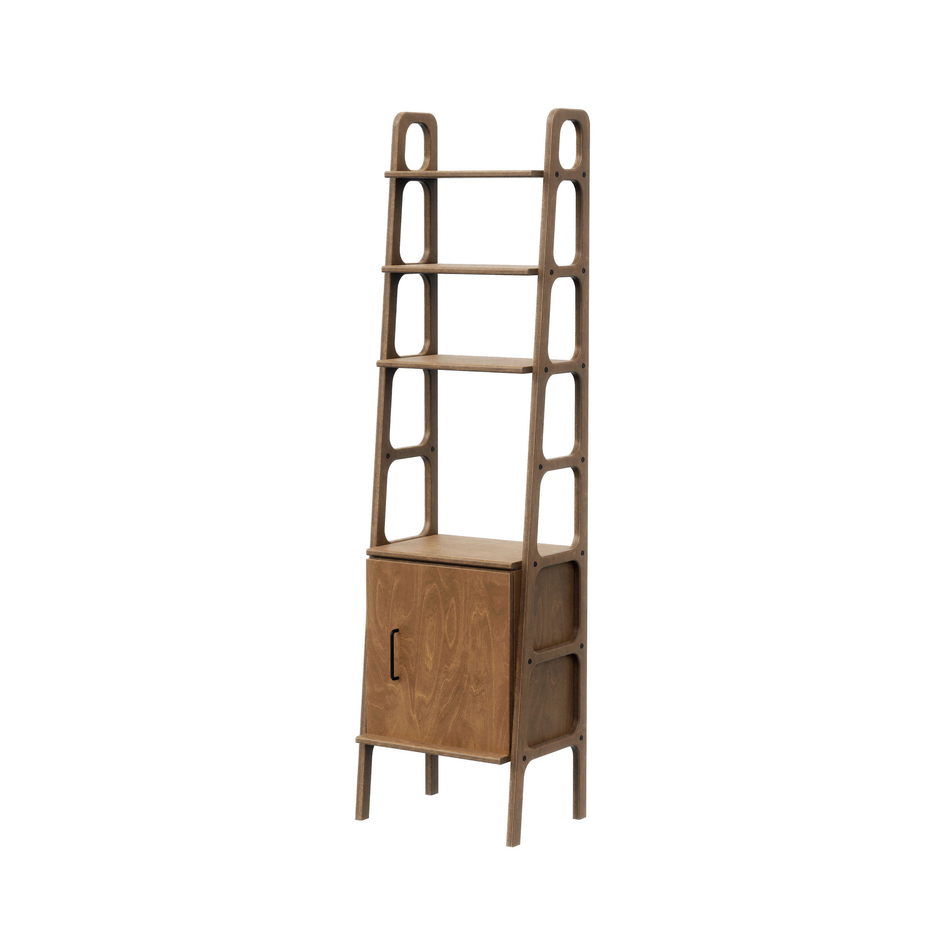 Mid century deals modern ladder bookcase