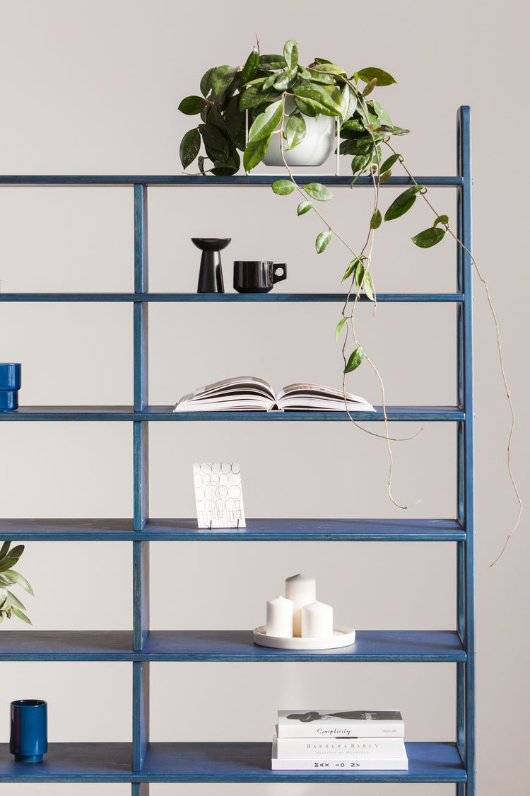 Bookcase Double Maxi Plus with 8 shelves