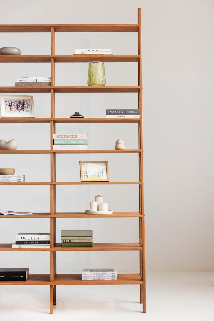 Bookcase Double Maxi Plus with 9 shelves