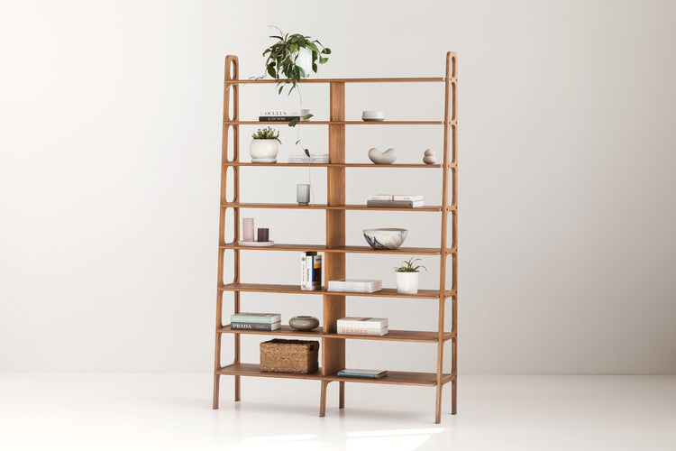 Bookcase Double Maxi Plus with shelves